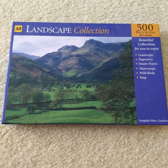 Langdale Pikes, Cumbria UK 500 puzzle - Picture 1 of 1